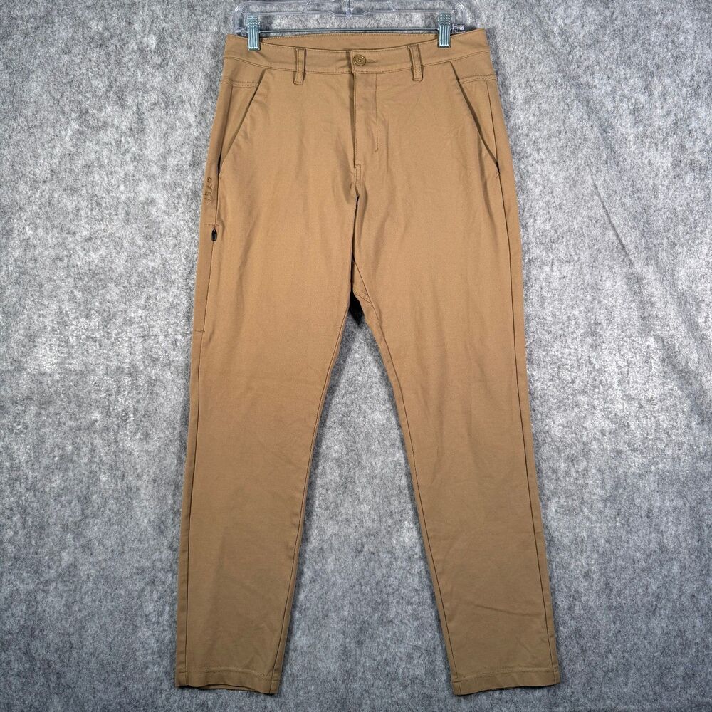 BYLT Premium Basics Everyday Jogger Pants Men 33 Measures 31x30 Brown Slim Fit